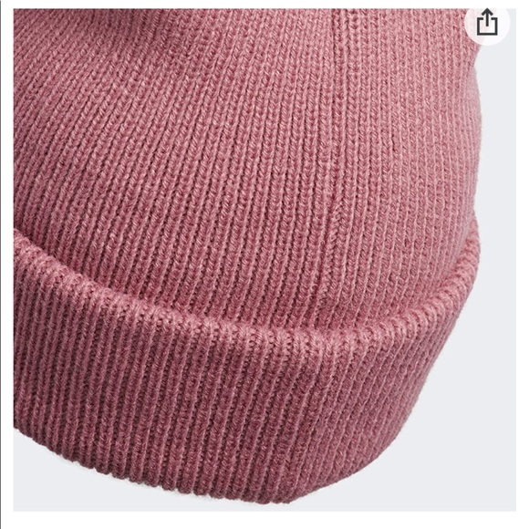 Adidas originals trefoil mauve pink beanie hat - Picture 4 of 9